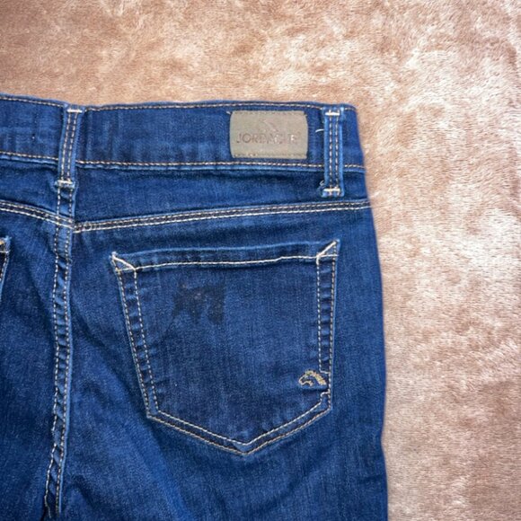 Jordache Super Skinny Girls 12 Slim Stretch Dark Wash Blue Jeans Denim (Q) - Picture 8 of 9